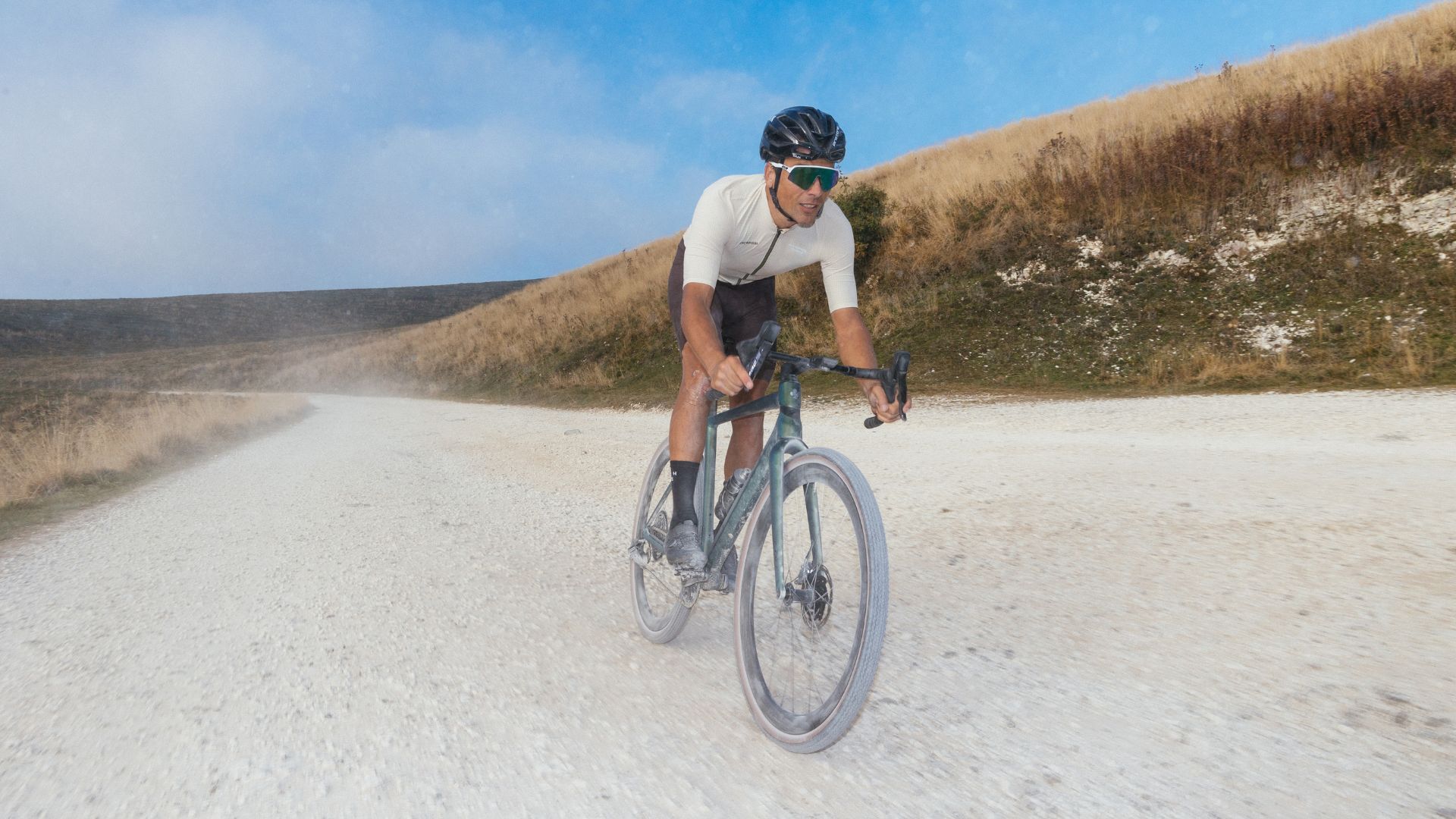 Riding position on a gravel bike