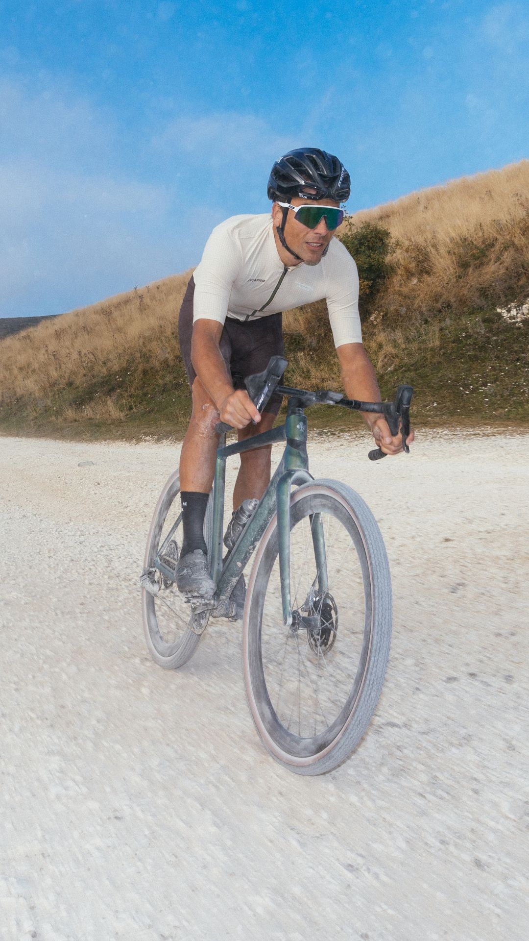 Riding position on a gravel bike